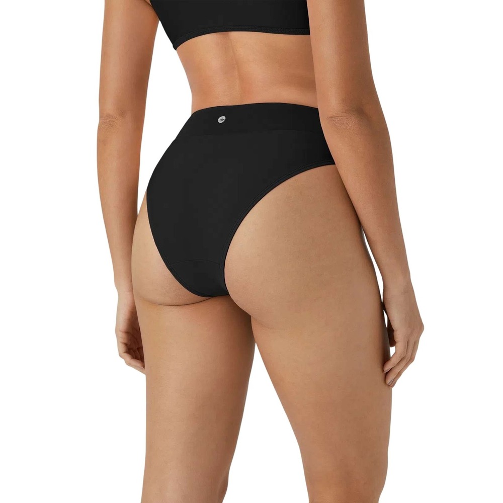 Halara Crossover Bikini Bottom in Black Small NEW - Picture 2 of 9